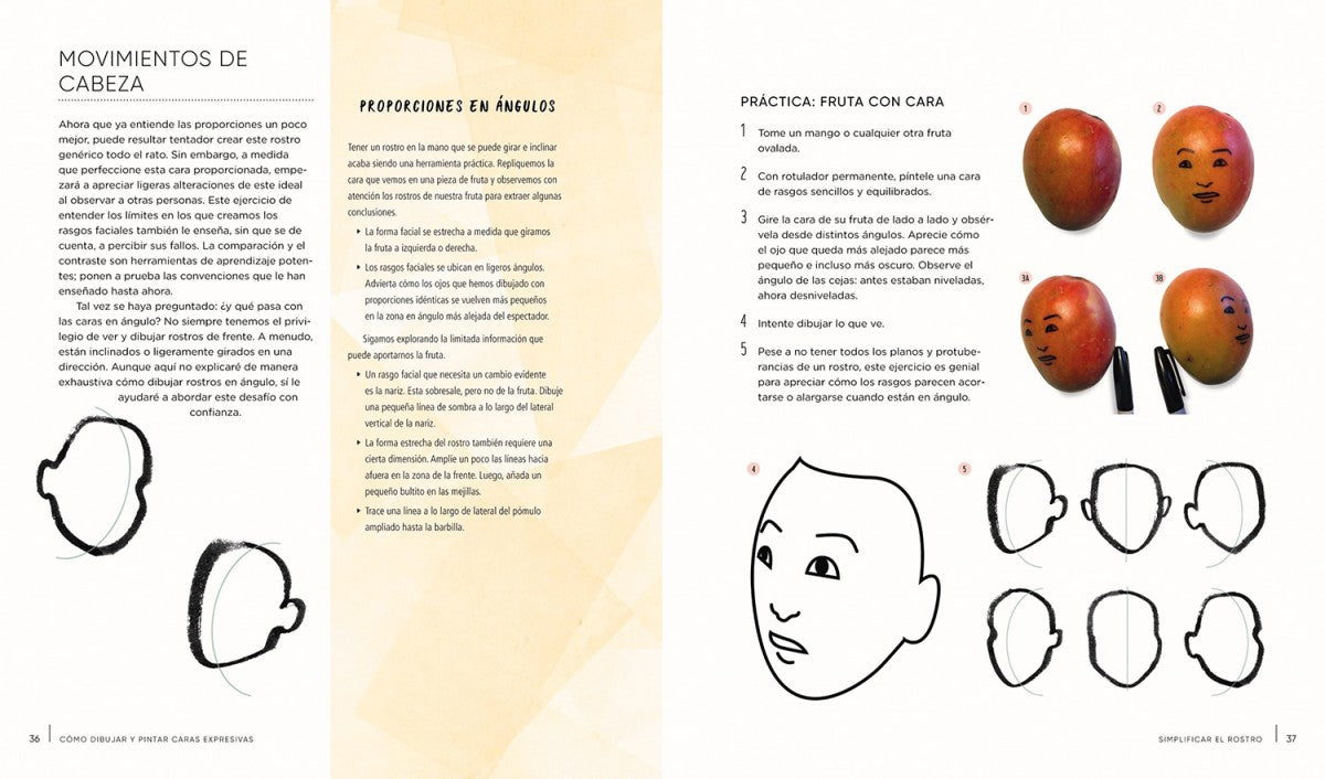 CÓMO DIBUJAR Y PINTAR CARAS EXPRESIVAS LASAL BOOKS