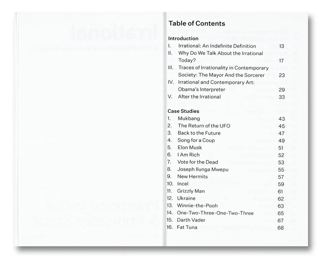 IRRATIONAL · A Visual Directory to a World with No Reason