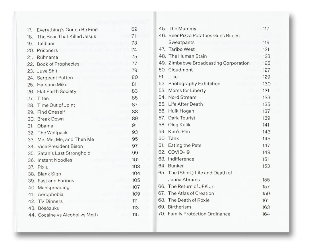 IRRATIONAL · A Visual Directory to a World with No Reason