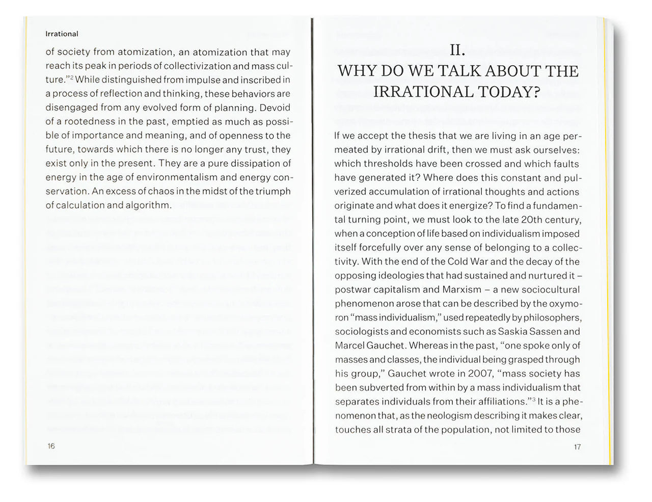 IRRATIONAL · A Visual Directory to a World with No Reason