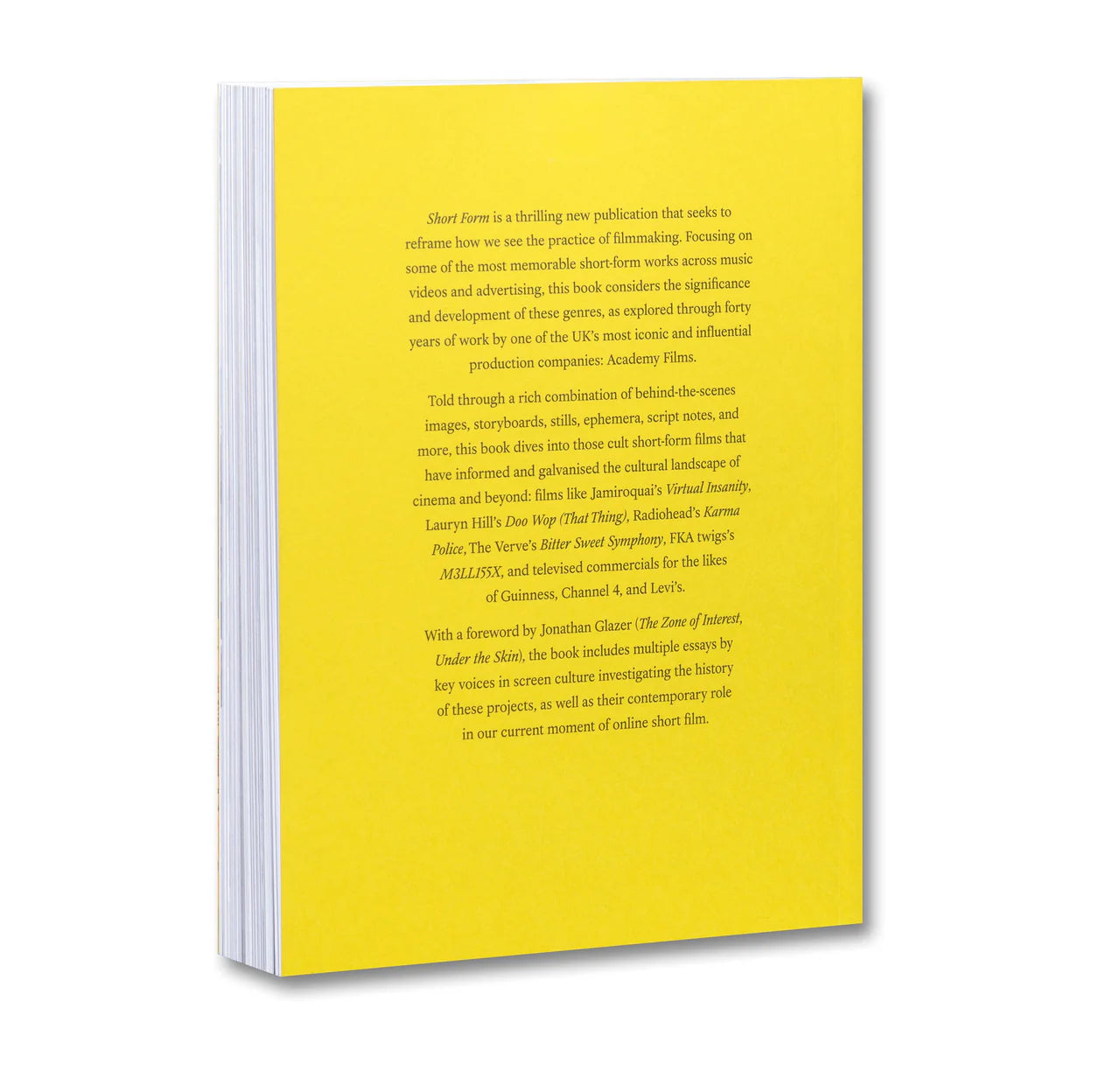 SHORT FORM · 40 Years of Music Videos, Ads, and the Art of Moving Images