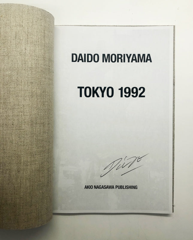 TOKYO 1992 · Daido Moriyama (Firmado)
