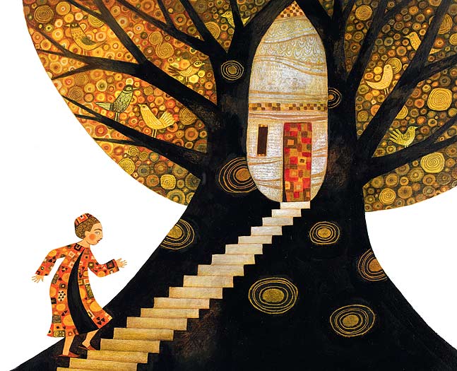 LE GARDIEN DE L'ARBRE · Gustav Klimt